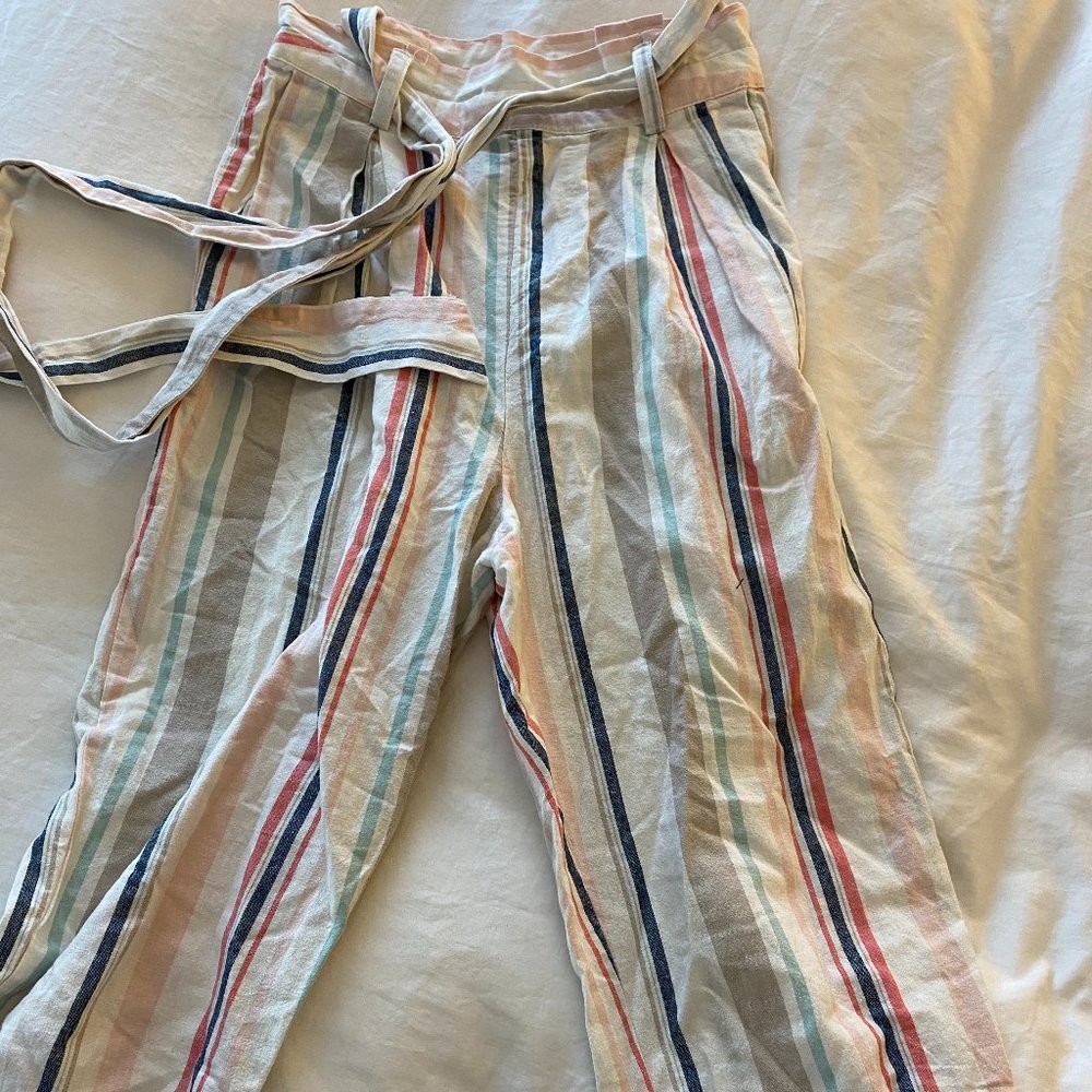 Forever 21 Linen Pants with Ties